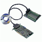 PCI-1711  100KS/s，12位16路單端輸入低成本多功能數據采集卡