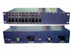 漢信通信 HS-16 16槽機架式光纖收發器