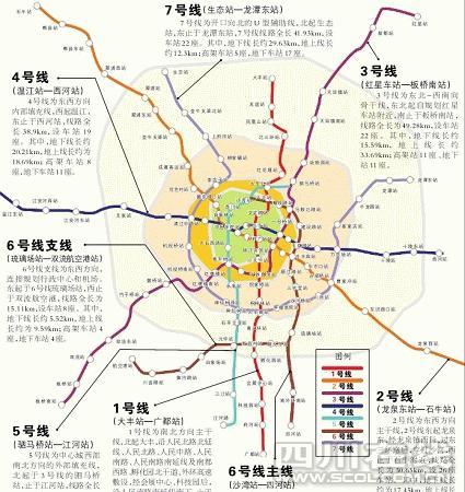 成都市快速軌道交通線網規劃