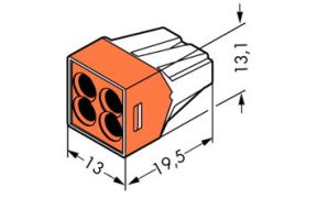 萬可（WAGO）建筑布線、照明連接器774－104
