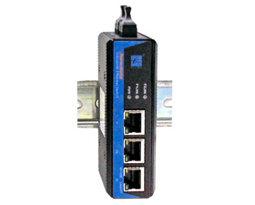 三旺通信 非網管導軌式工業以太網交換機IES205-2F