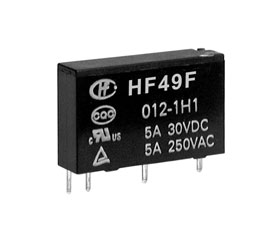 宏發電聲 小型大功率繼電器HF49F/HF49FA