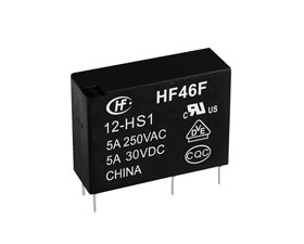 宏發電聲 超小型中功率繼電器HF46F