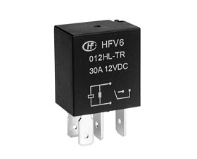 宏發(fā)電聲 汽車繼電器 HFV6