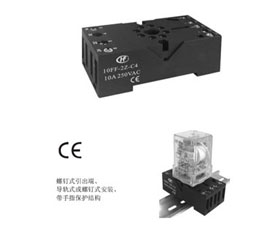 宏發電聲 繼電器插座10FF-2Z-C4