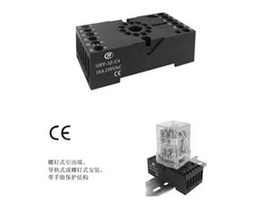 宏發電聲 繼電器插座10FF-3Z-C4