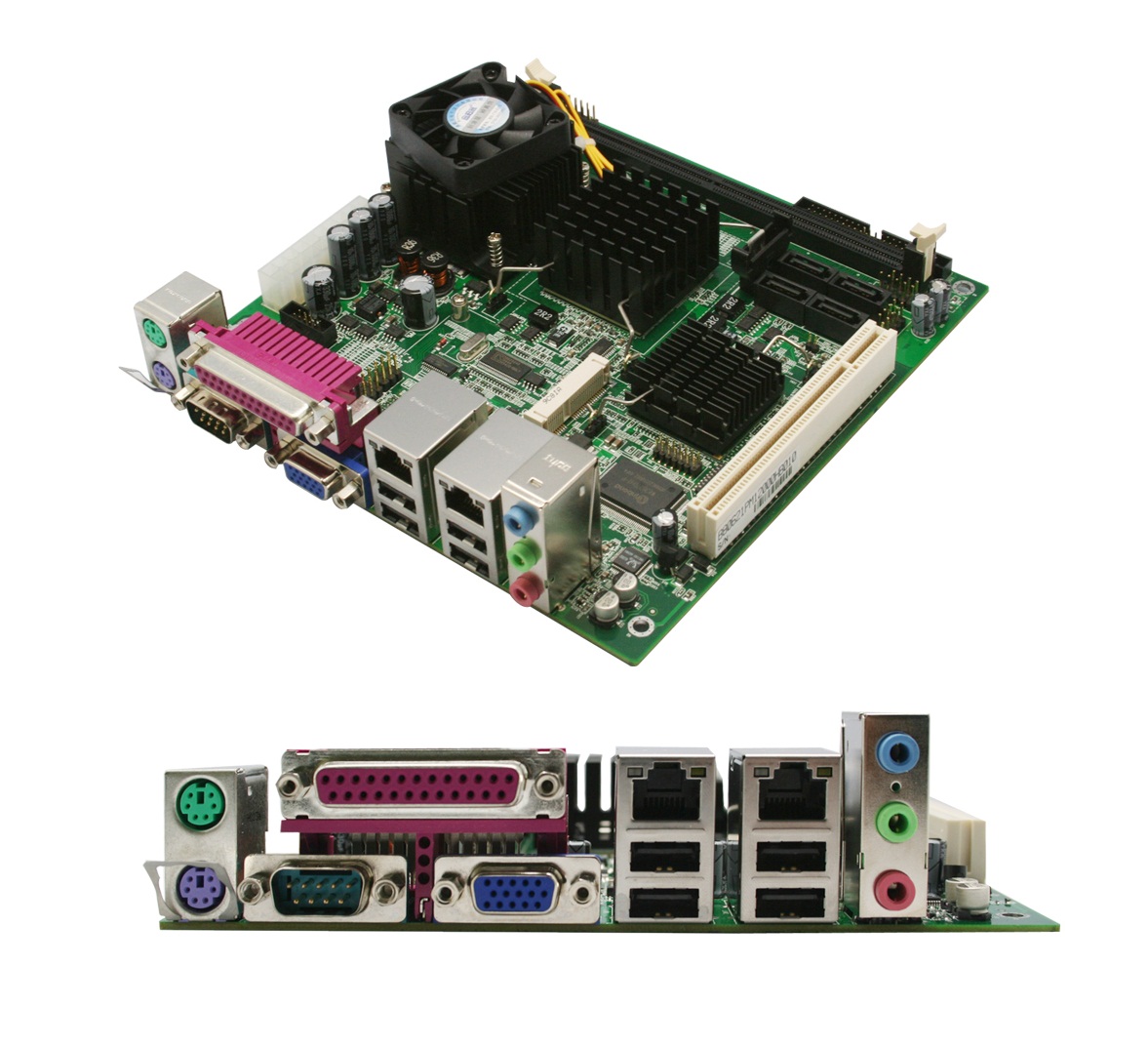 Kentron 6串口雙網口板載CPU嵌入式主板KEN-BE45