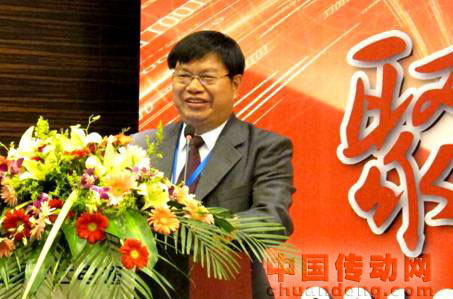 臺(tái)達(dá)電源系統(tǒng)事業(yè)群營運(yùn)總經(jīng)理蔡文蔭博士發(fā)表致辭