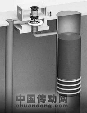 重力發(fā)電公司的儲能系統示意圖