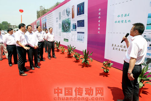 江蘇省委常委、市委書記楊衛(wèi)澤，市長季建業(yè)到國電南自公司考察調(diào)研